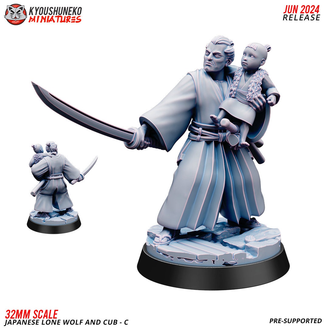Japanese Lone Wolf and Cub C - Kyoushuneko Miniatures