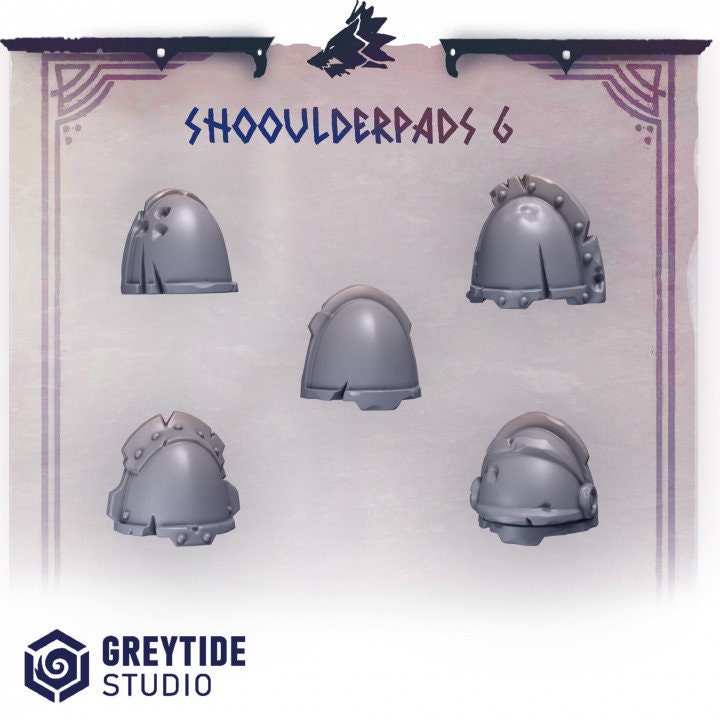Shoulder pads 6 PH - Bits - GreyTide Studio