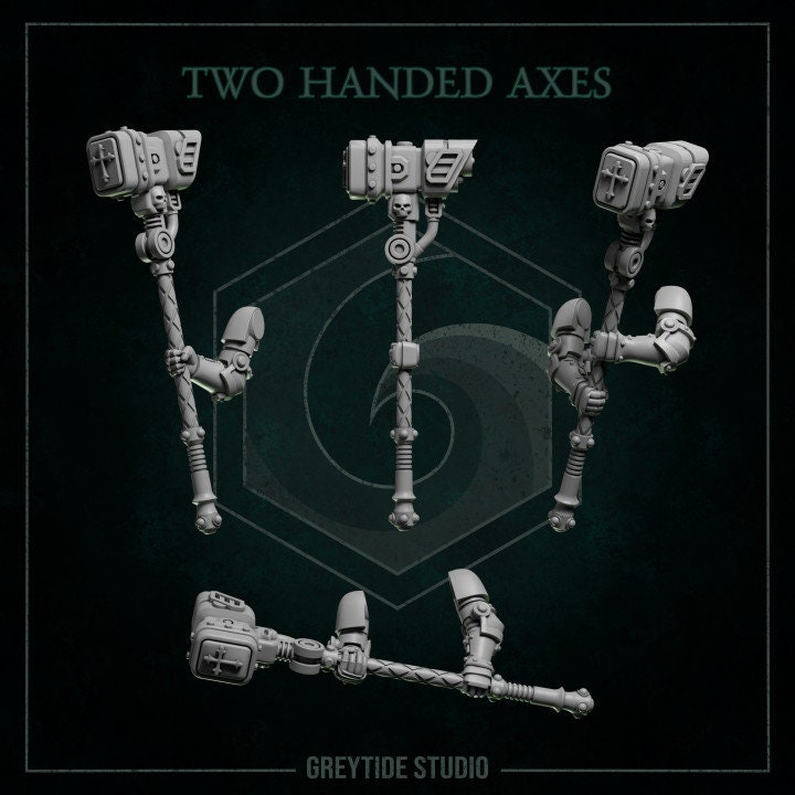 Two Handed Hammers - Arms and Weapons - Bits - GreyTide Studio