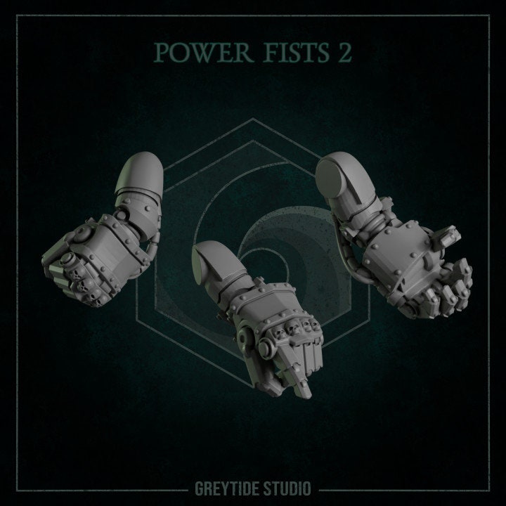 PowerFists 2 - Arms and Weapons - Bits - GreyTide Studio