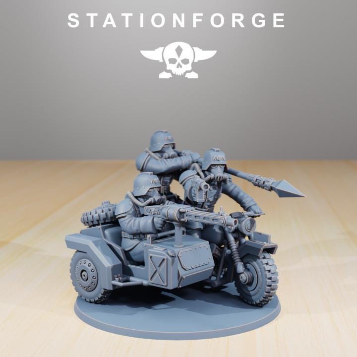 GrimGuard Death Bikers v2 - StationForge - 28mm