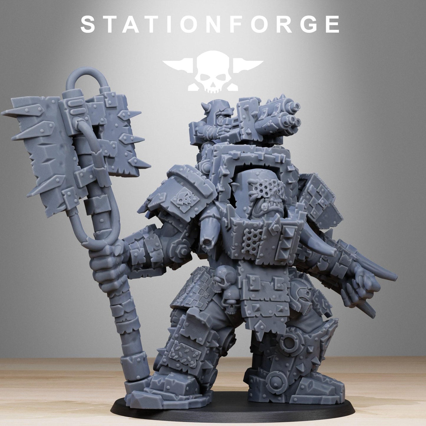 Orkaz Commander - StationForge - 28mm