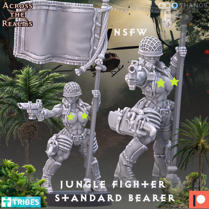 Veteran Jungle Fighters v2 - Pinup Corps - Across the Realms 32mm