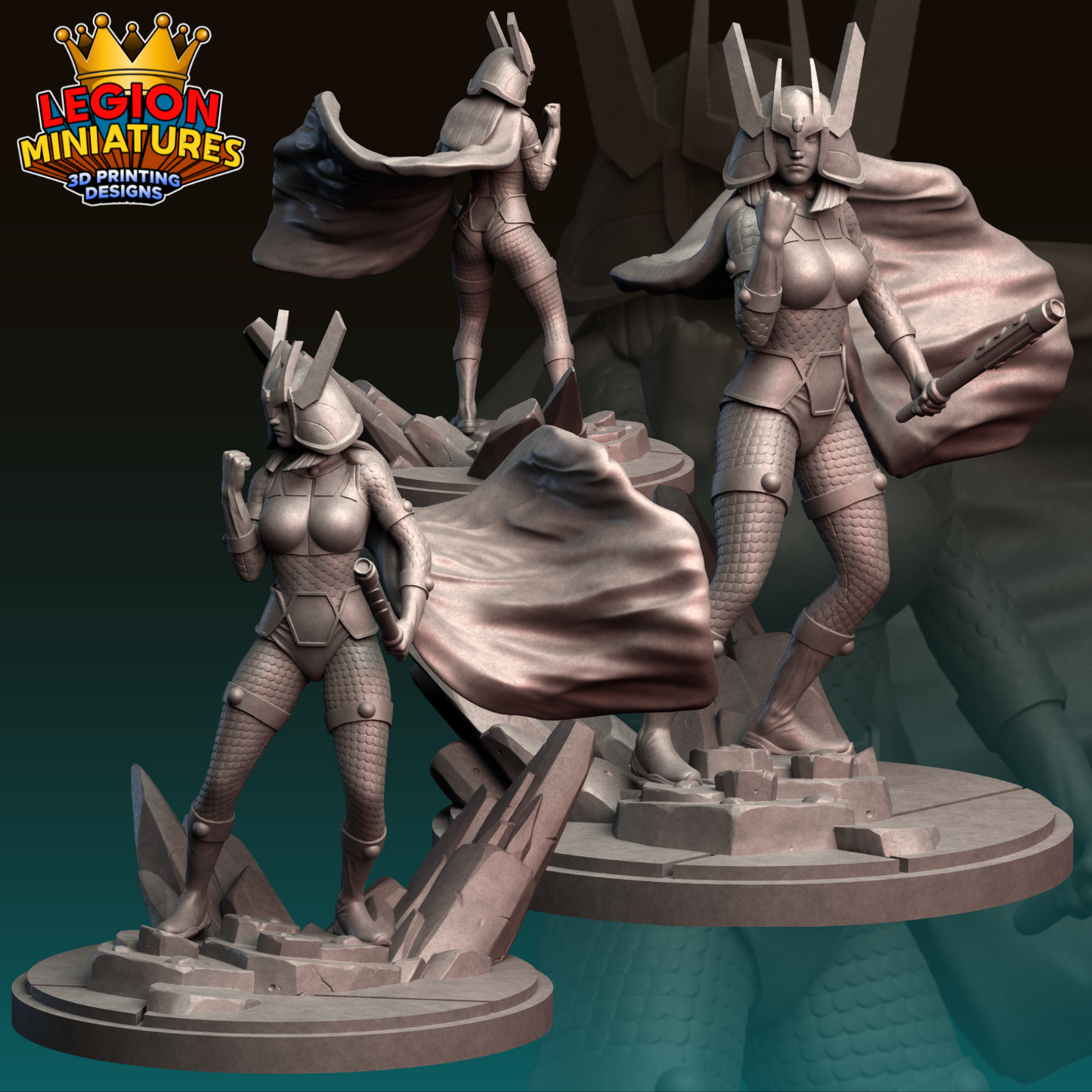 Big Barda - Legion Miniatures