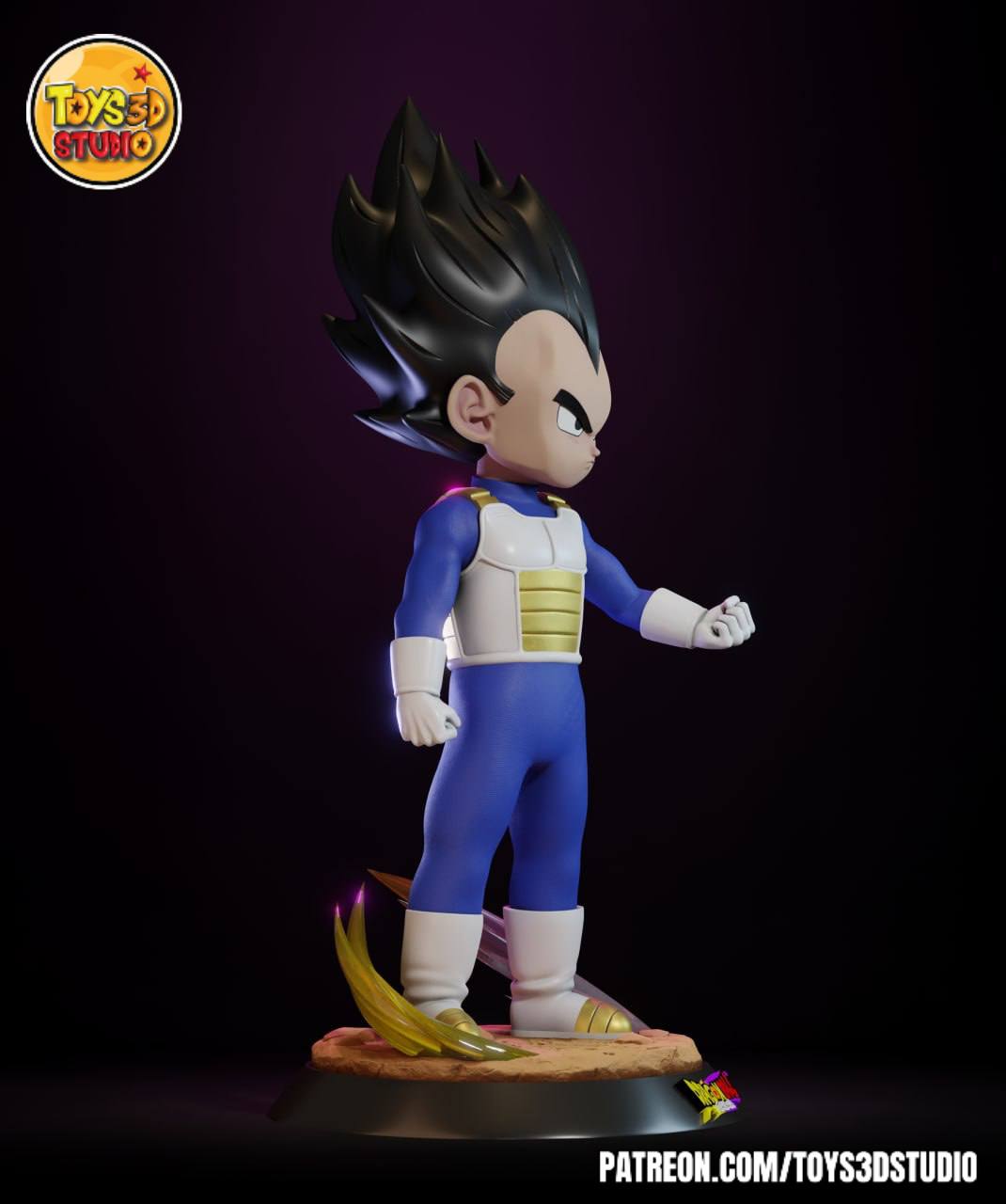 Vegeta Daima - Toys 3D Studio