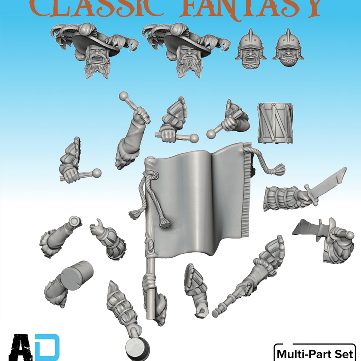 Landsknecht Ogre Command Upgrade set
- Classic Fantasy - Wargames Atlantic