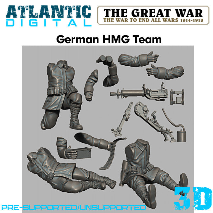 German HMG Team - The Great War - Wargames Atlantic