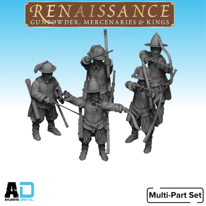 Joseon Archers in paper armor - Renaissance - Wargames Atlantic
