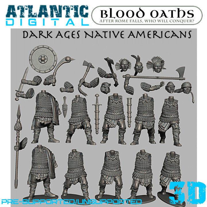 Dark Ages Native Americans - Blood Oaths - Wargames Atlantic
