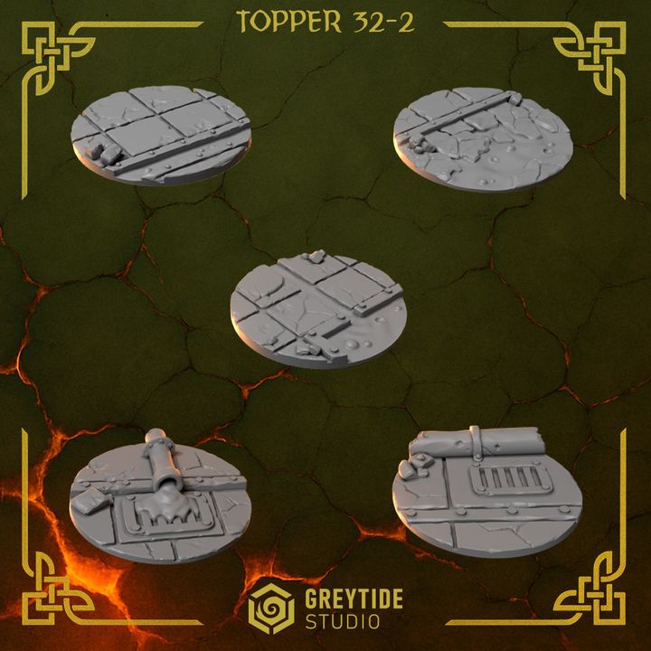 Topper 2 32mm AW - Base - GreyTide Studio