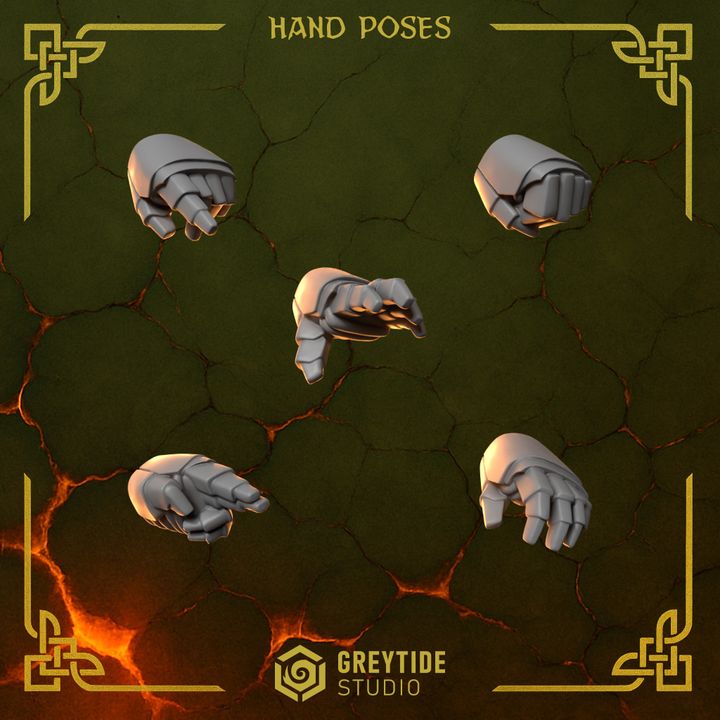 Hands poses AW - Bits - GreyTide Studio