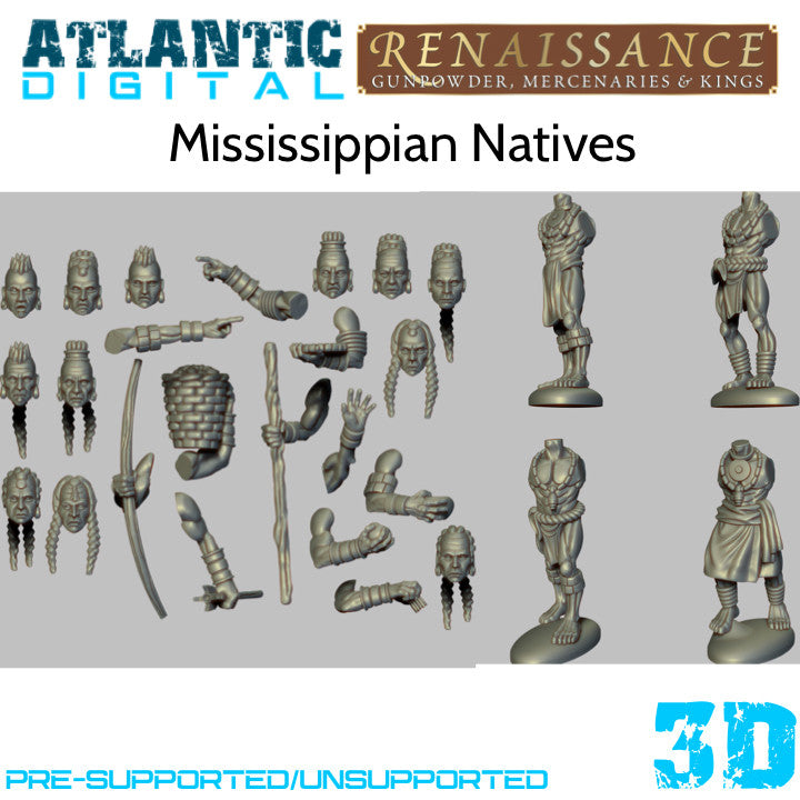Mississippian Natives - renaissance - Wargames Atlantic