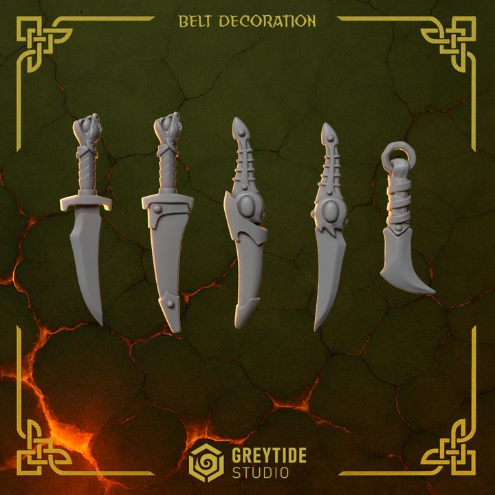 Belt decoration AW - Bits - GreyTide Studio