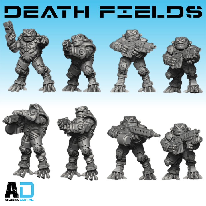 Death Fields N’Glonhgk Infantry - Death Fields - Wargames Atlantic