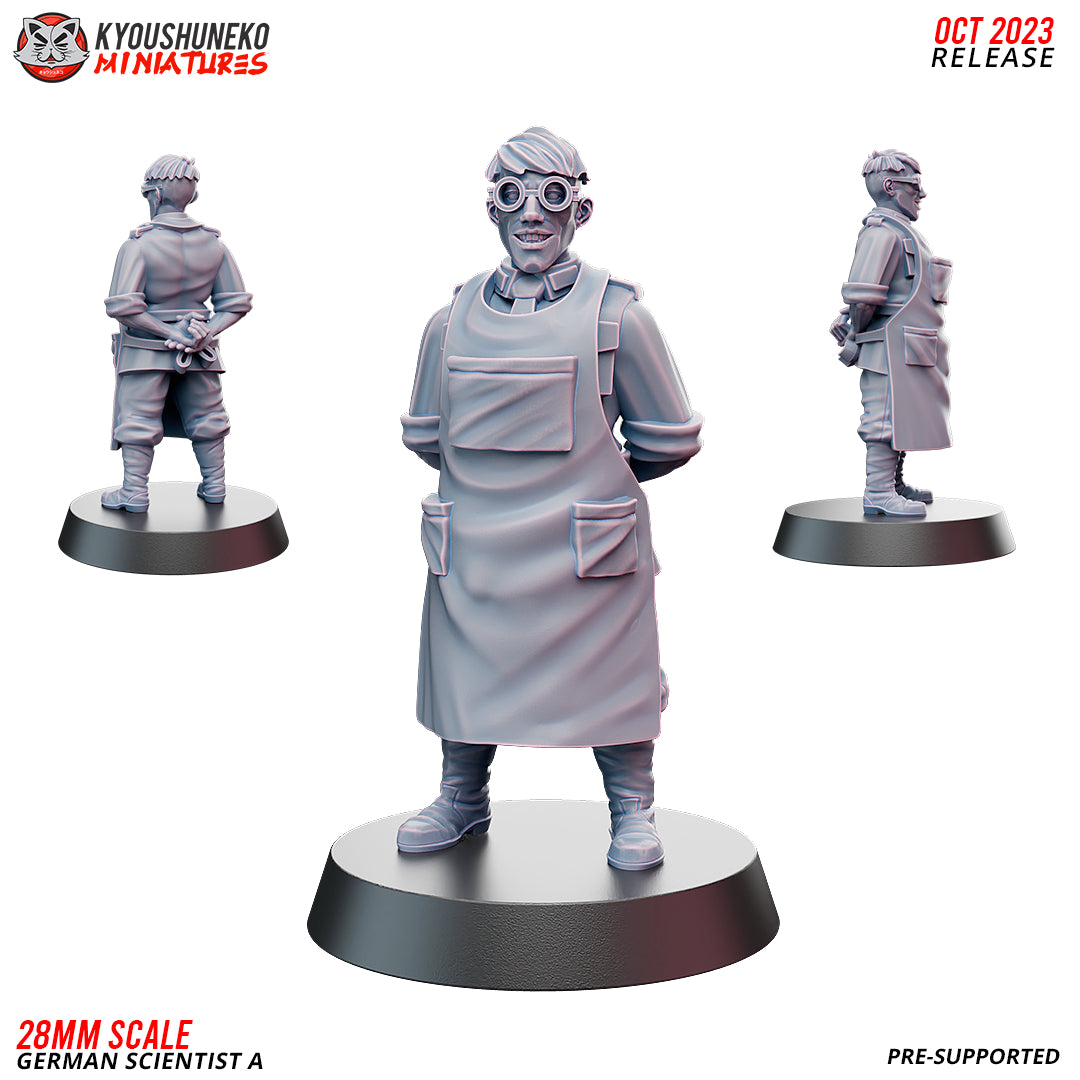 German Scientist - A ww2 - Kyoushuneko Miniatures