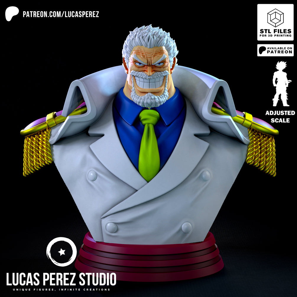 Garp Bust - Lucas Perez Studio