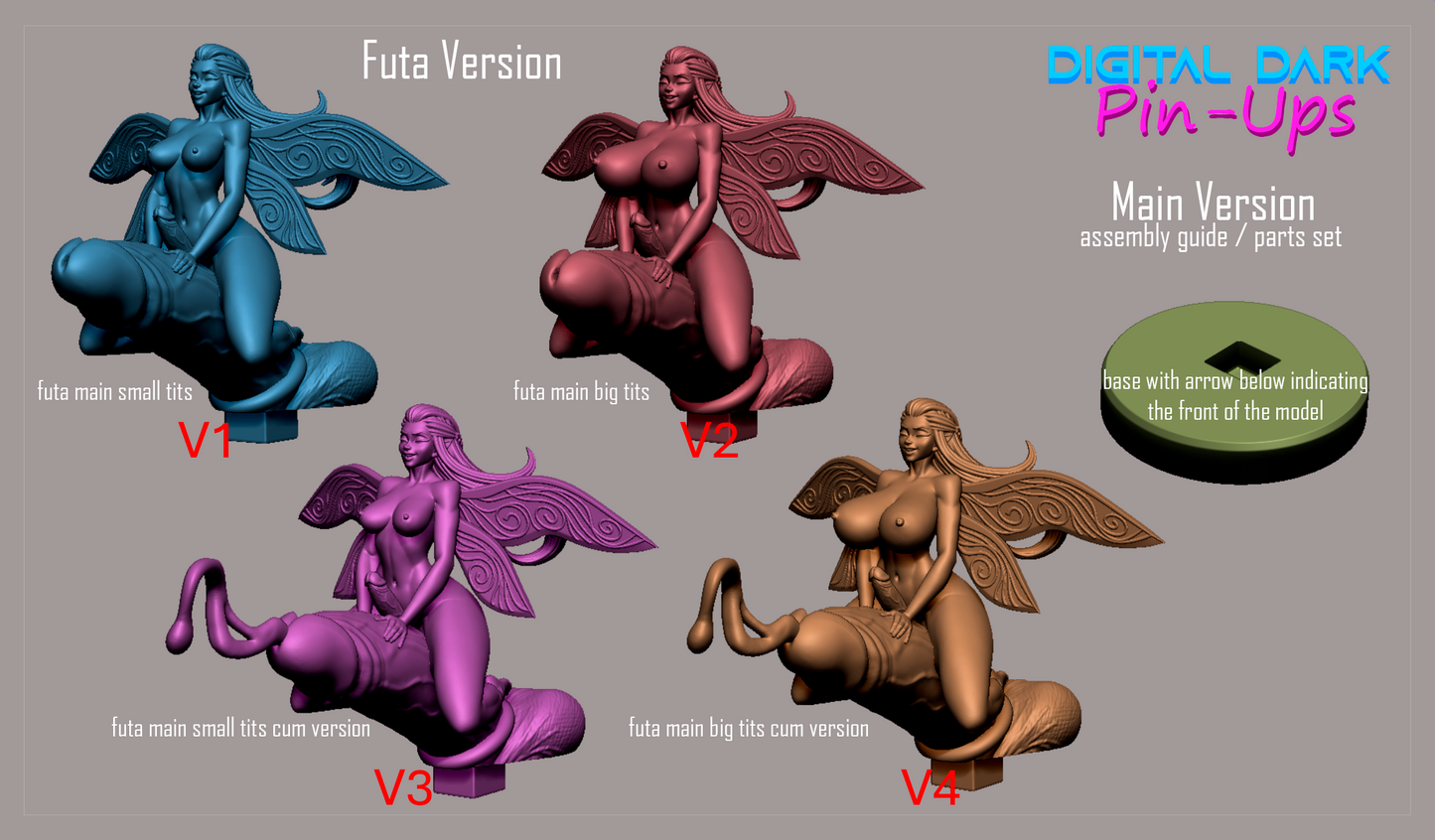 Fairy Riding Futa - Digital Dark Pin-ups