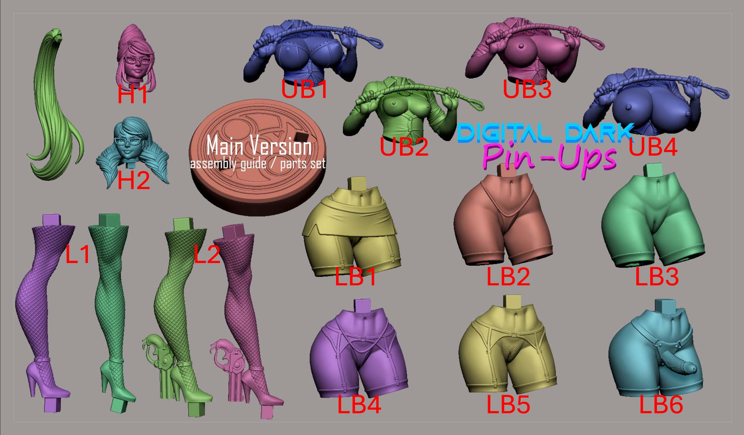 Bayoneta - Digital Dark Pin-ups