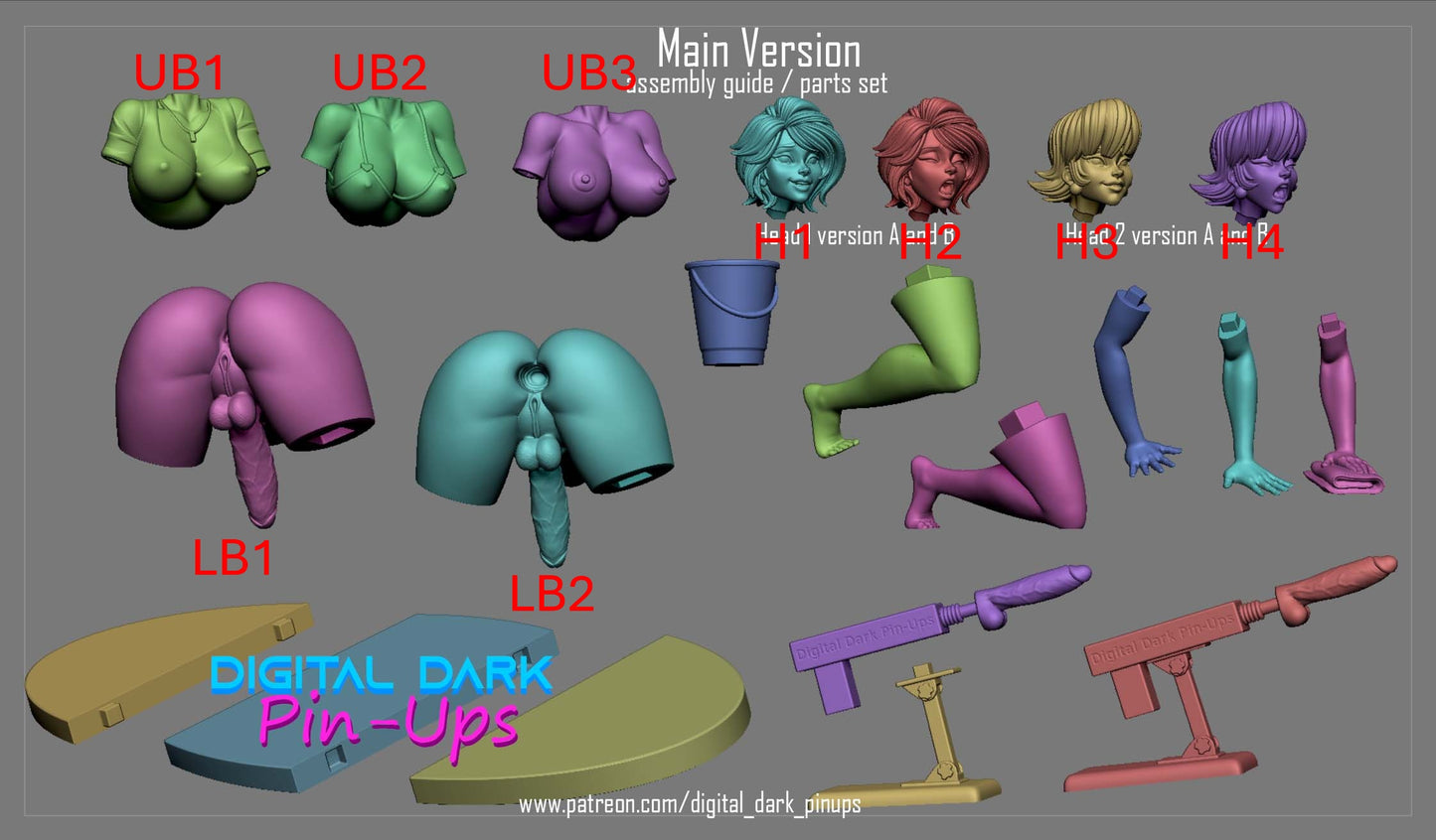 Futa Aunt Cass - Digital Dark Pin-ups
