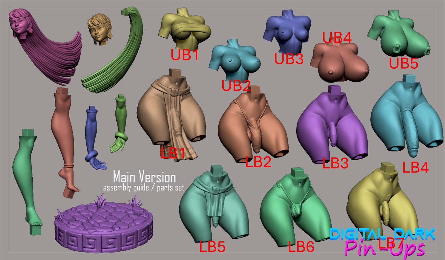 Chel Futa - Digital Dark Pin-ups