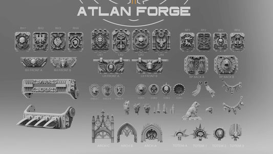 Knights Angelic Vehicle Ornaments - Bits - Atlan Forge