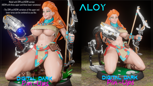 Aloy - Digital Dark Pin-ups