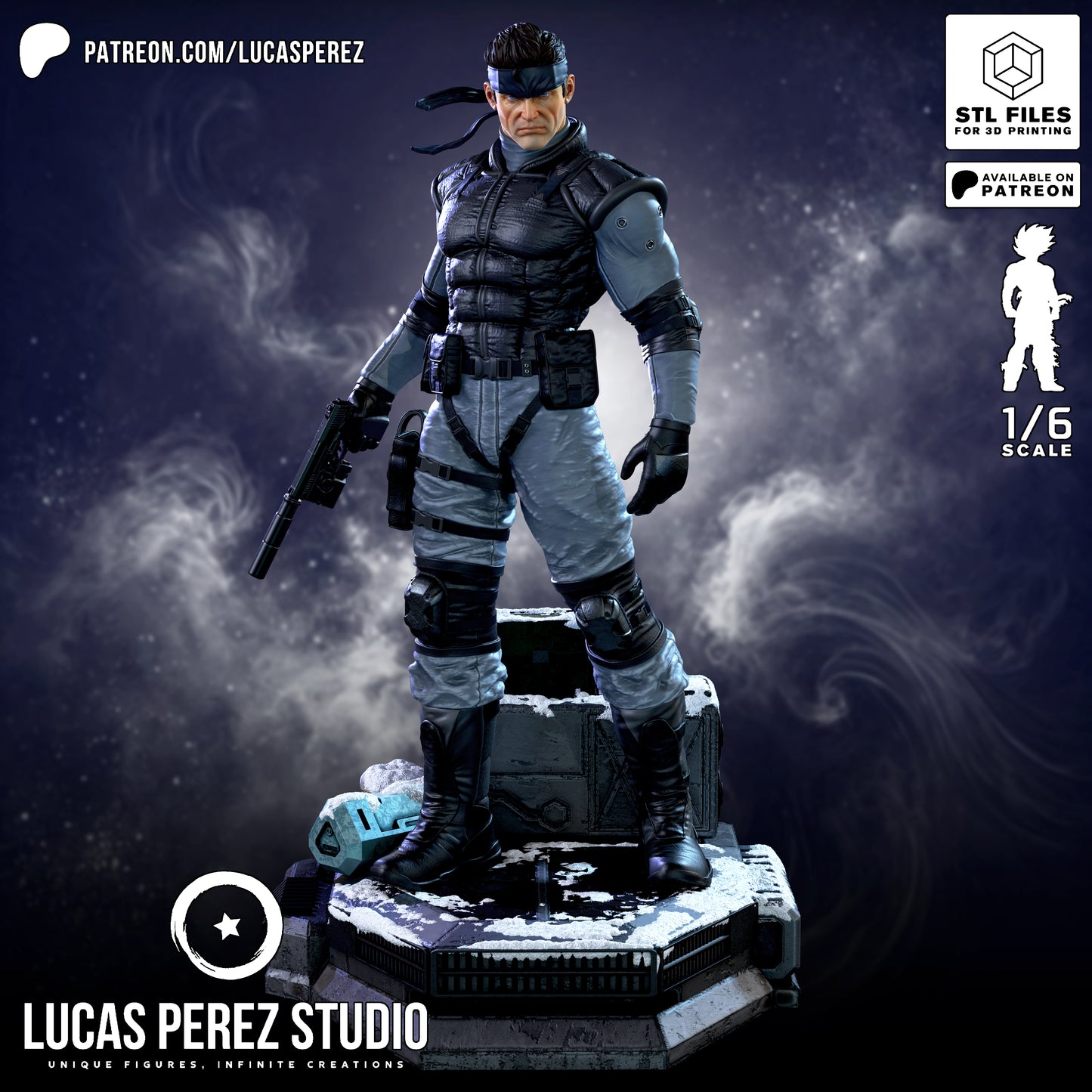 Solid Snake 1/6 - Lucas Perez Studio
