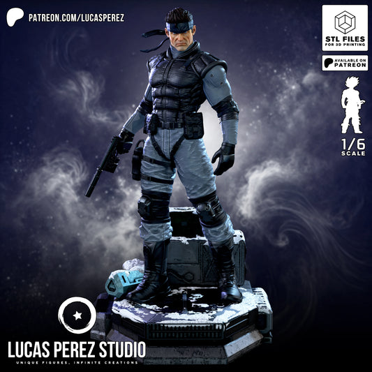 Solid Snake 1/6 - Lucas Perez Studio