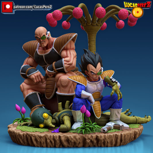 Vegeta and Nappa Diorama 1/6 - Lucas Perez Studio