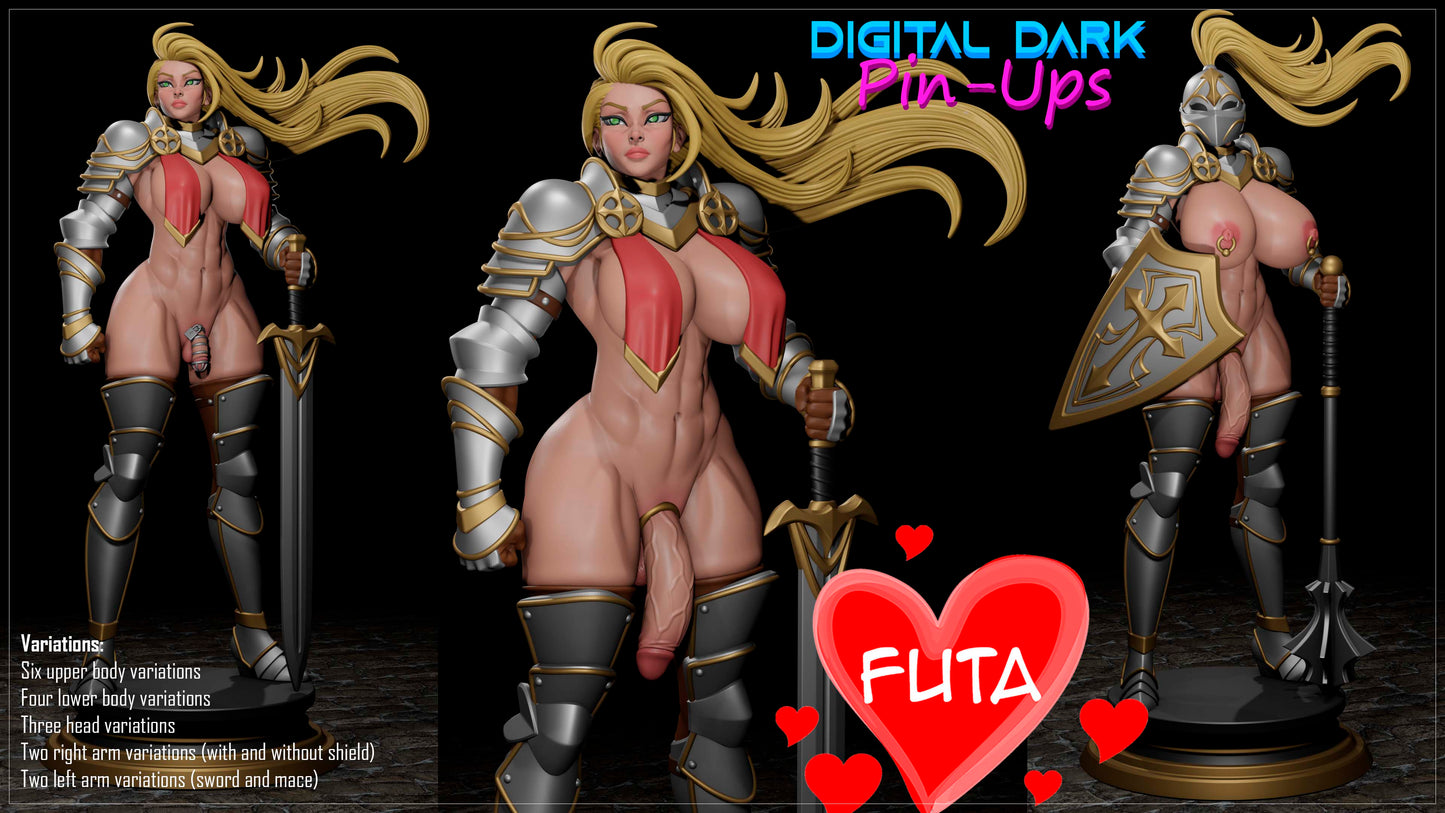 Knight Girl Futa - Digital Dark Pin-ups