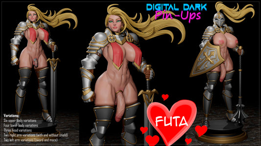 Knight Girl Futa - Digital Dark Pin-ups