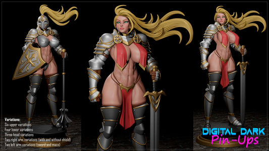 Knight Girl - Digital Dark Pin-ups