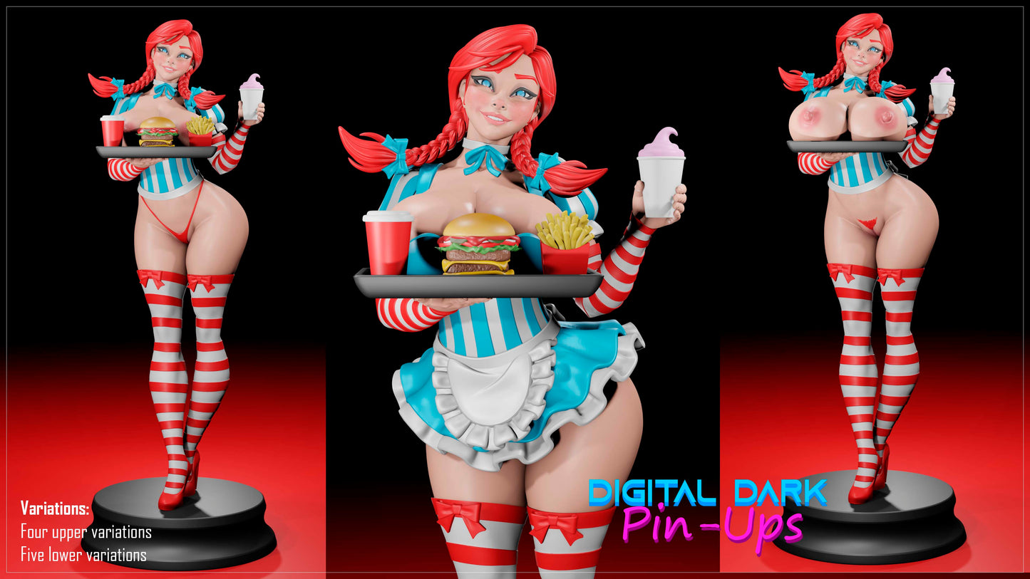 Wendy's - Digital Dark Pin-ups