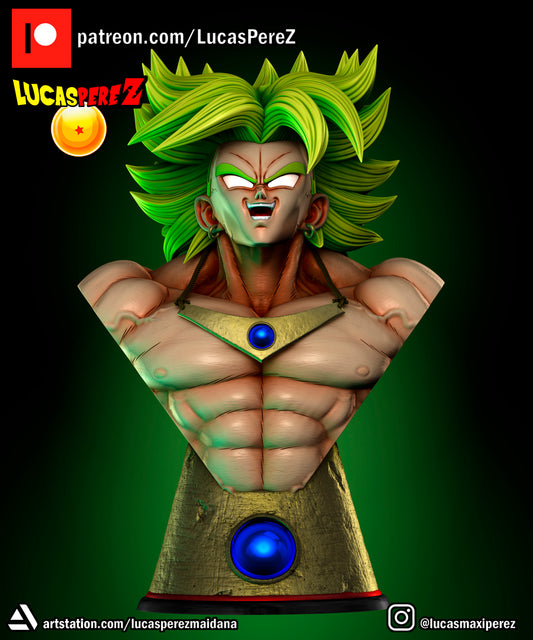 Broly Bust - Lucas Perez Studio