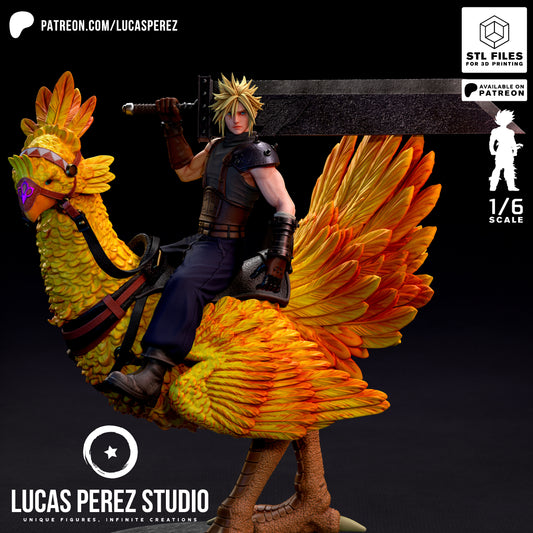 Cloud Strife 1/6 - Lucas Perez Studio