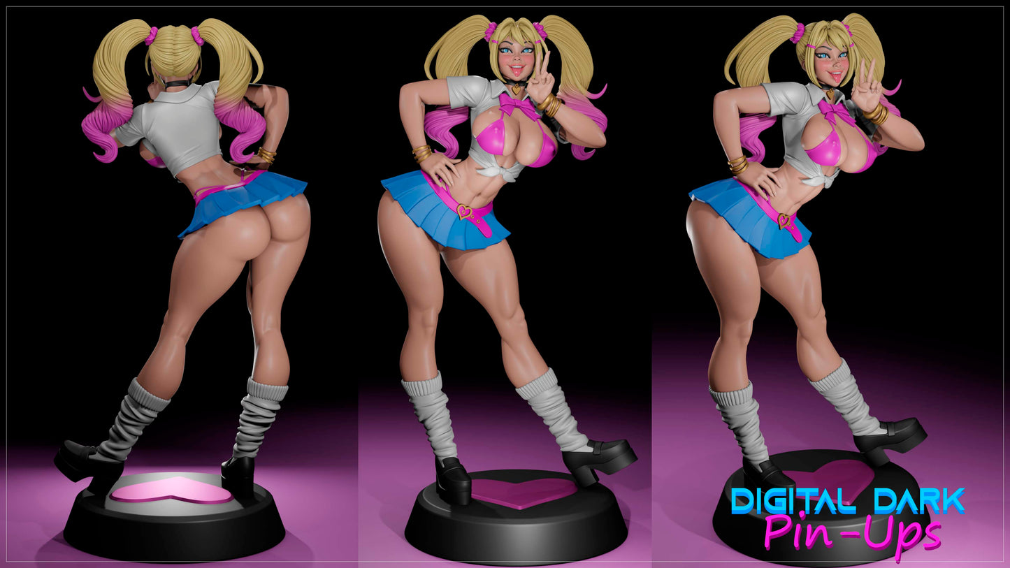 Gyaru Girl - Digital Dark Pin-ups