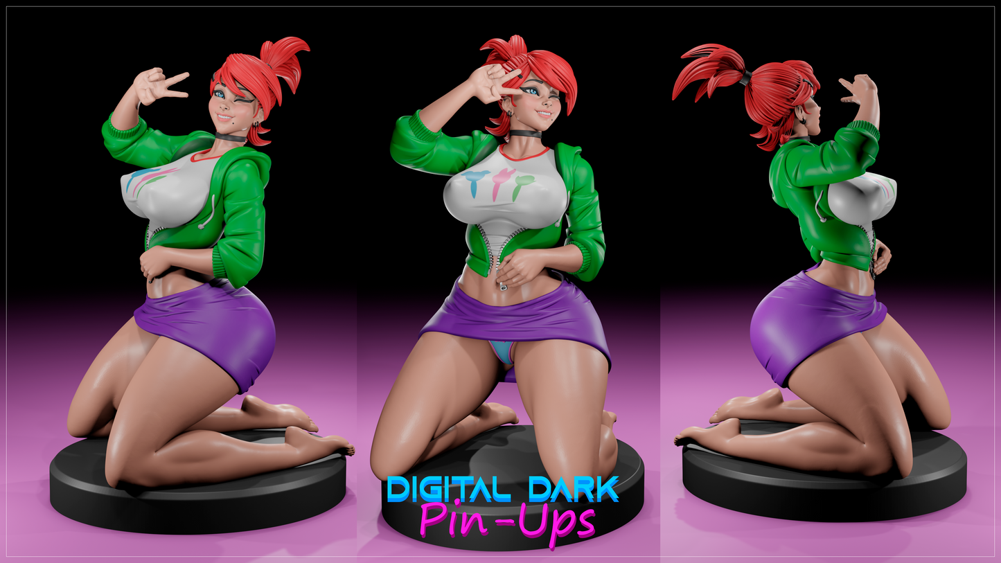 Frankie Foster and Tsunade - Digital Dark Pin-ups