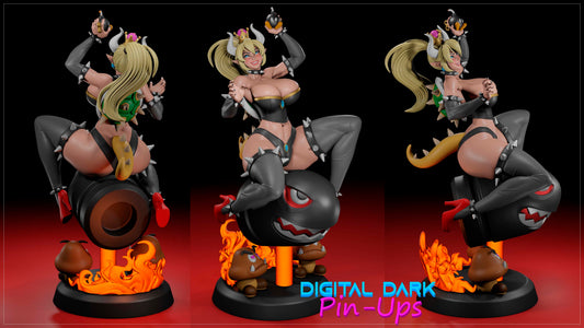 Bowsette - Digital Dark Pin-ups
