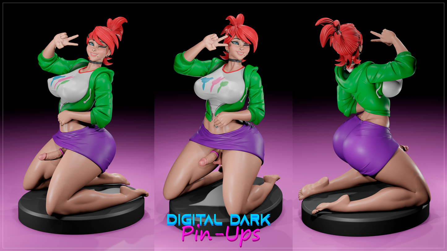 Frankie Foster and Tsunade Futa - Digital Dark Pin-ups