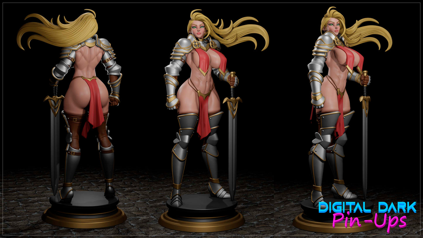 Knight Girl - Digital Dark Pin-ups