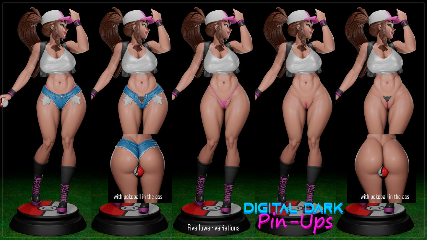 Hilda Stand Up - Digital Dark Pin-ups
