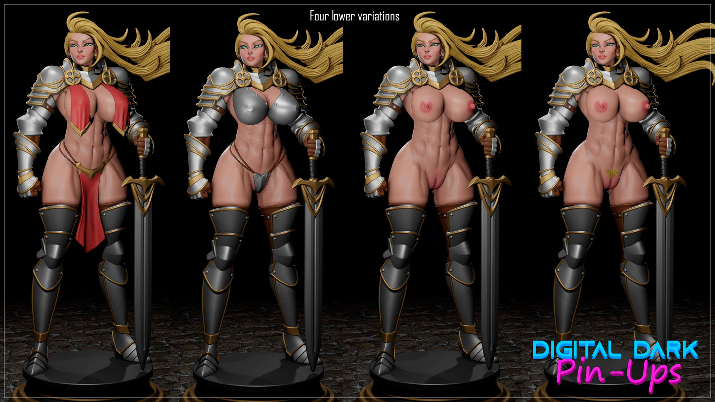 Knight Girl - Digital Dark Pin-ups