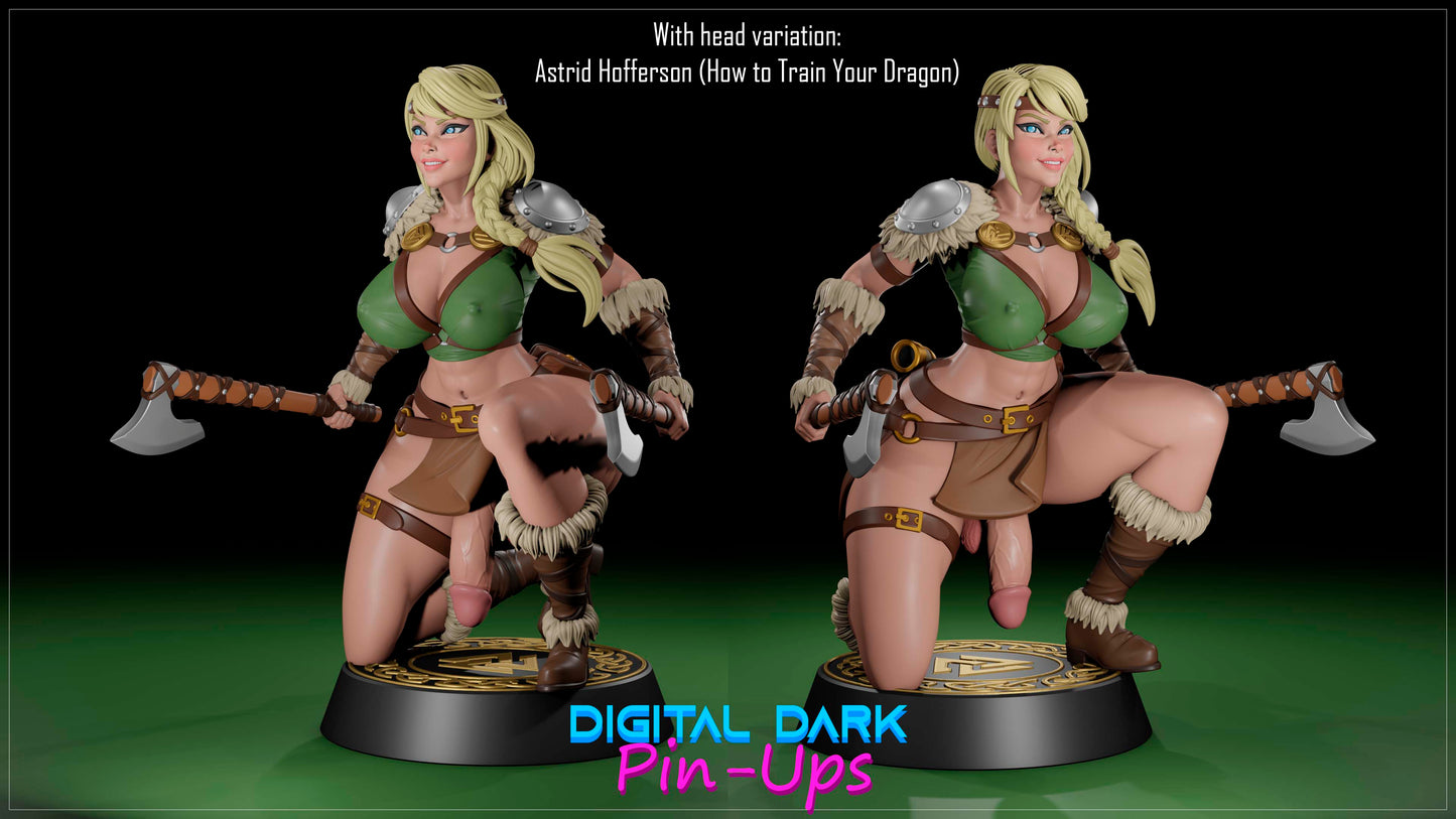 Viking Maiden Futa - Digital Dark Pin-ups