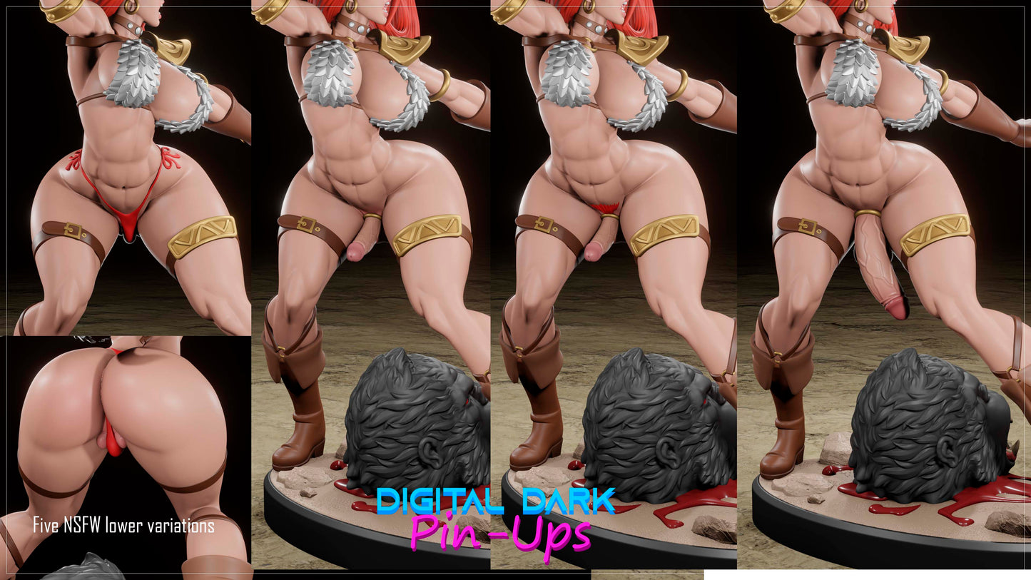 Red Sonja Futa - Digital Dark Pin-ups