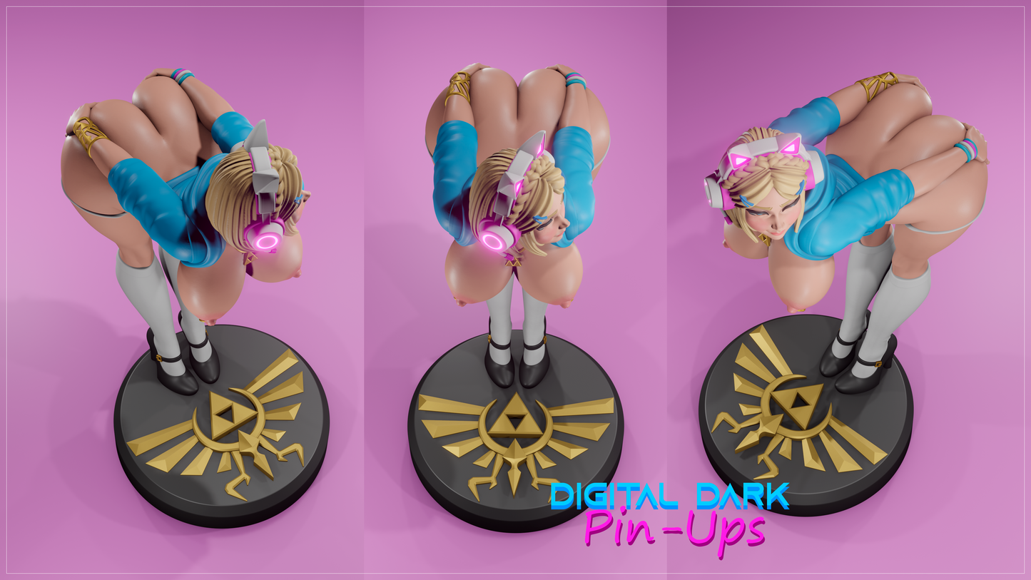 Naughty Zelda - Digital Dark Pin-ups