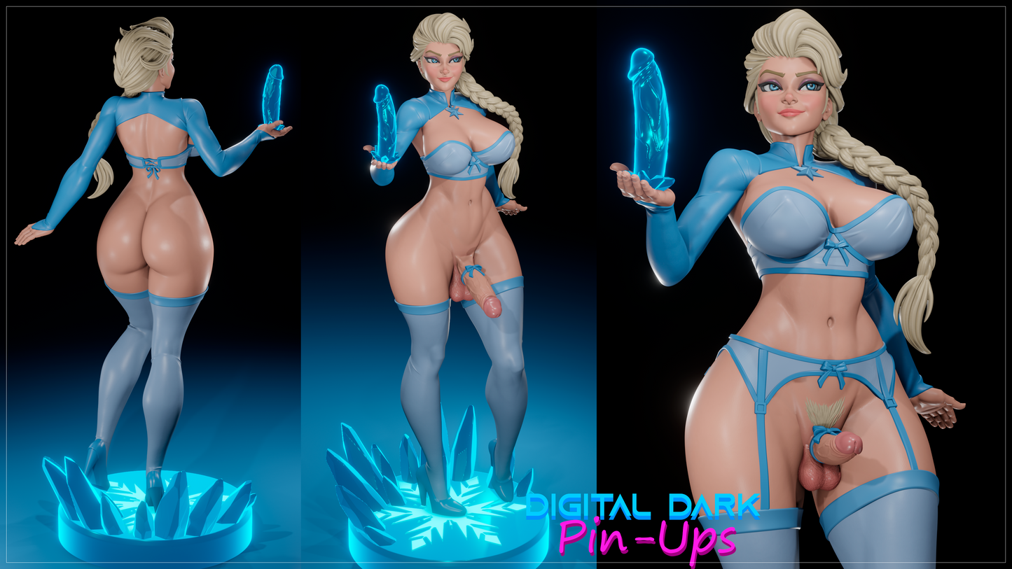 Elza Frozen Futa - Digital Dark Pin-ups