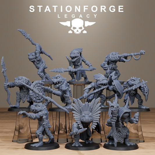 Bogkin Spearmen - StationForge Legacy - 28mm