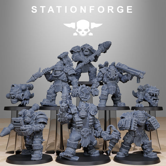 Orkaz Smashers + GG Artillery Update - StationForge - 28mm