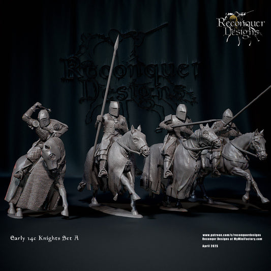 Early 14c Knights Set A - Reconquer Designs