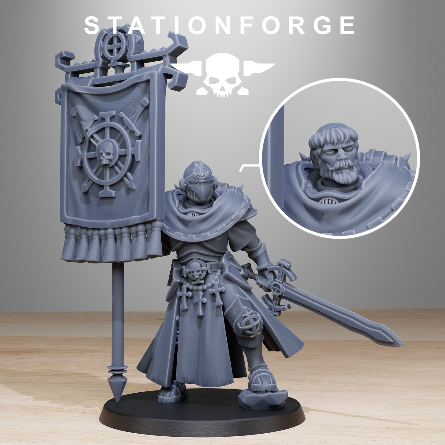 Vodalites Flag Bearer - StationForge - 28mm